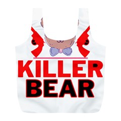 Killer Bear Full Print Recycle Bag (l) by LemonPear