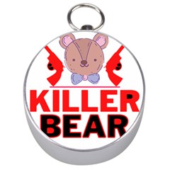 Killer Bear Silver Compasses by LemonPear