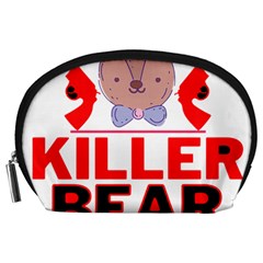 Killer Bear Accessory Pouch (large) by LemonPear