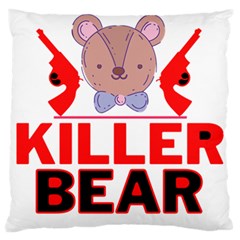 Killer Bear Standard Flano Cushion Case (two Sides)