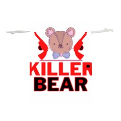 Killer Bear Lightweight Drawstring Pouch (m) by LemonPear