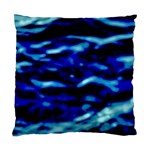 Blue Waves Abstract Series No8 Standard Cushion Case (Two Sides) Back