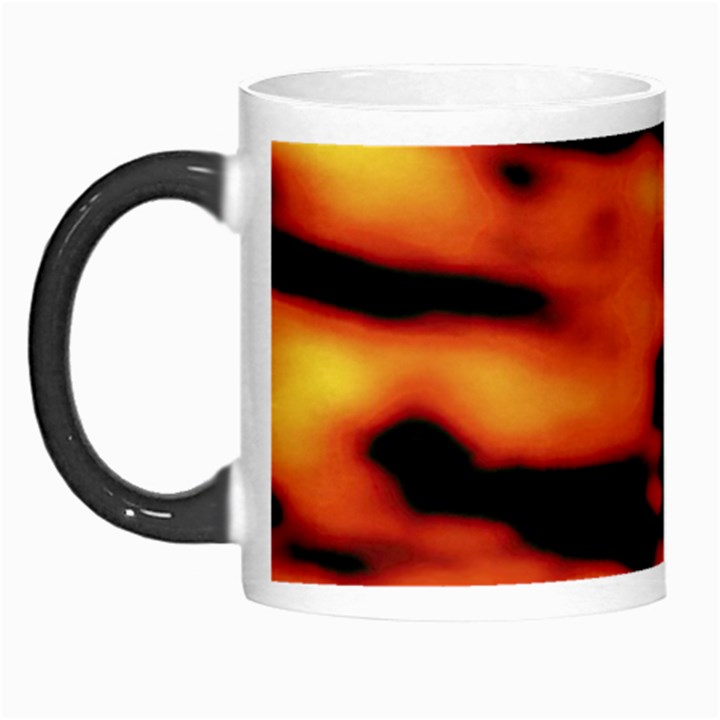 Red  Waves Abstract Series No5 Morph Mugs