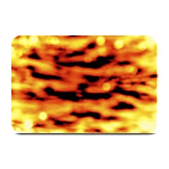 Red  Waves Abstract Series No5 Plate Mats