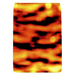 Red  Waves Abstract Series No5 Removable Flap Cover (s) by DimitriosArt