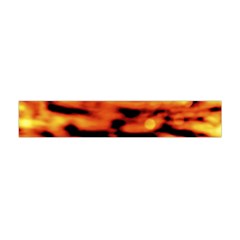 Red  Waves Abstract Series No5 Flano Scarf (Mini)