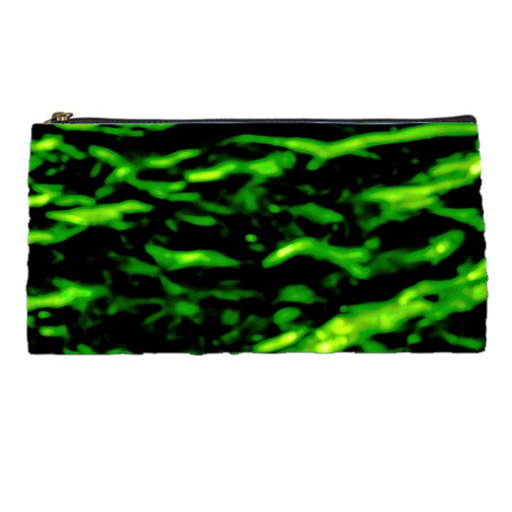 Green  Waves Abstract Series No3 Pencil Case