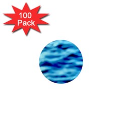 Blue Waves Abstract Series No4 1  Mini Magnets (100 Pack)  by DimitriosArt