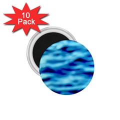 Blue Waves Abstract Series No4 1 75  Magnets (10 Pack)  by DimitriosArt