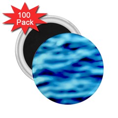 Blue Waves Abstract Series No4 2 25  Magnets (100 Pack)  by DimitriosArt