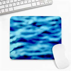 Blue Waves Abstract Series No4 Large Mousepads by DimitriosArt