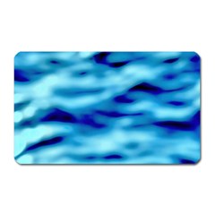 Blue Waves Abstract Series No4 Magnet (rectangular) by DimitriosArt