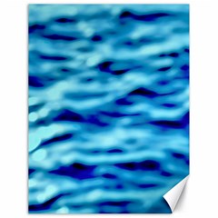 Blue Waves Abstract Series No4 Canvas 18  X 24  by DimitriosArt