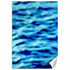 Blue Waves Abstract Series No4 Canvas 20  X 30  by DimitriosArt