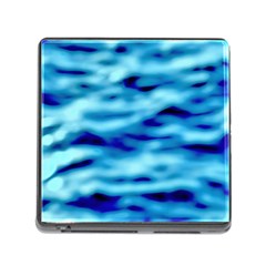 Blue Waves Abstract Series No4 Memory Card Reader (square 5 Slot) by DimitriosArt