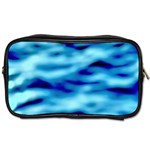 Blue Waves Abstract Series No4 Toiletries Bag (One Side) Front