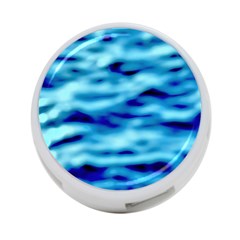 Blue Waves Abstract Series No4 4-port Usb Hub (one Side) by DimitriosArt