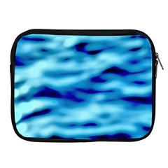 Blue Waves Abstract Series No4 Apple Ipad 2/3/4 Zipper Cases by DimitriosArt