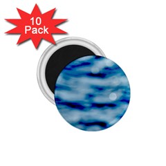 Blue Waves Abstract Series No5 1 75  Magnets (10 Pack)  by DimitriosArt