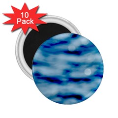 Blue Waves Abstract Series No5 2 25  Magnets (10 Pack)  by DimitriosArt