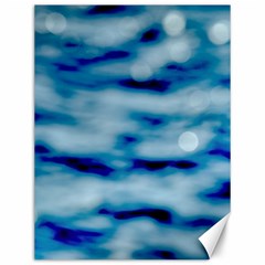 Blue Waves Abstract Series No5 Canvas 12  X 16  by DimitriosArt