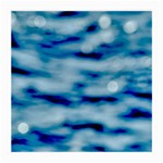 Blue Waves Abstract Series No5 Medium Glasses Cloth (2 Sides) Front