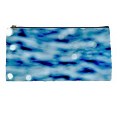 Blue Waves Abstract Series No5 Pencil Case by DimitriosArt