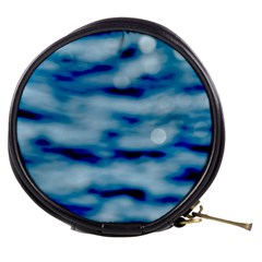 Blue Waves Abstract Series No5 Mini Makeup Bag by DimitriosArt