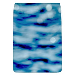 Blue Waves Abstract Series No5 Removable Flap Cover (l) by DimitriosArt