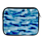 Blue Waves Abstract Series No5 Apple iPad 2/3/4 Zipper Cases Front