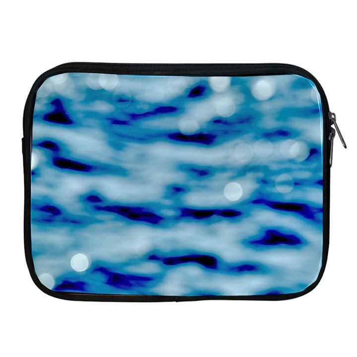 Blue Waves Abstract Series No5 Apple iPad 2/3/4 Zipper Cases