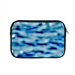 Blue Waves Abstract Series No5 Apple Macbook Pro 15  Zipper Case by DimitriosArt