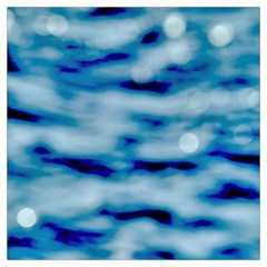 Blue Waves Abstract Series No5 Lightweight Scarf  by DimitriosArt