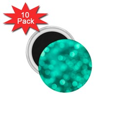 Light Reflections Abstract No9 Turquoise 1 75  Magnets (10 Pack)  by DimitriosArt