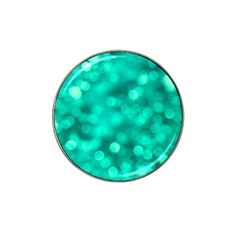 Light Reflections Abstract No9 Turquoise Hat Clip Ball Marker (4 Pack) by DimitriosArt