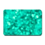 Light Reflections Abstract No9 Turquoise Small Doormat  24 x16  Door Mat