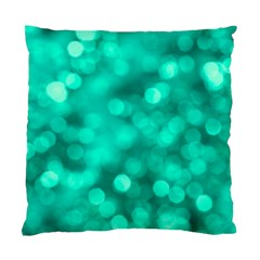 Light Reflections Abstract No9 Turquoise Standard Cushion Case (one Side) by DimitriosArt