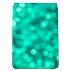 Light Reflections Abstract No9 Turquoise Removable Flap Cover (l) by DimitriosArt