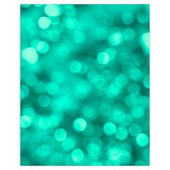 Light Reflections Abstract No9 Turquoise Drawstring Bag (small) by DimitriosArt