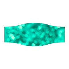 Light Reflections Abstract No9 Turquoise Stretchable Headband by DimitriosArt