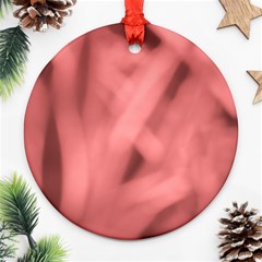 Red Flames Abstract No2 Ornament (round) by DimitriosArt