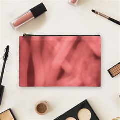 Red Flames Abstract No2 Cosmetic Bag (medium) by DimitriosArt