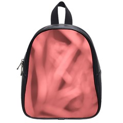 Red Flames Abstract No2 School Bag (small) by DimitriosArt