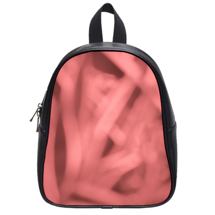 Red Flames Abstract No2 School Bag (Small)