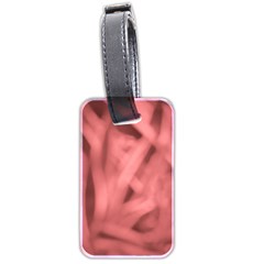 Red Flames Abstract No2 Luggage Tag (two Sides) by DimitriosArt