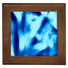 Blue Abstract 2 Framed Tile by DimitriosArt