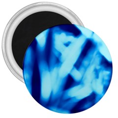 Blue Abstract 2 3  Magnets by DimitriosArt