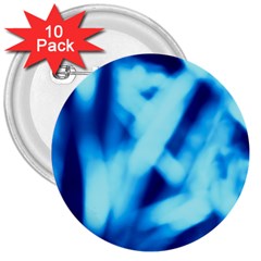 Blue Abstract 2 3  Buttons (10 Pack)  by DimitriosArt