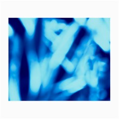 Blue Abstract 2 Small Glasses Cloth by DimitriosArt