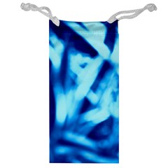 Blue Abstract 2 Jewelry Bag by DimitriosArt